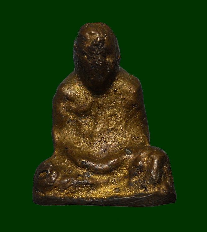 รูปหล่อหลวงพ่อเขียน รุ่นหอเตี๊ย ปี 2499 เนื้อทองผสม วัดสำนักขุนเณร จ.พิจิตร