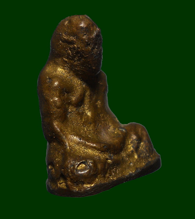 รูปหล่อหลวงพ่อเขียน รุ่นหอเตี๊ย ปี 2499 เนื้อทองผสม วัดสำนักขุนเณร จ.พิจิตร