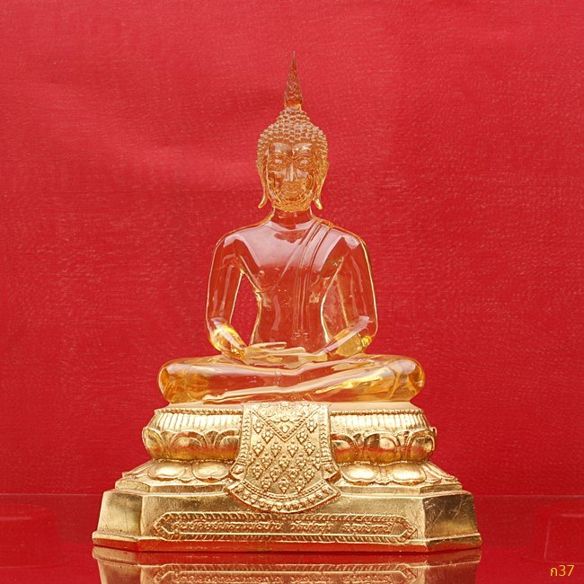 พระบูชาแก้วใส หลวงพ่อฤาษีลิงดำ วัดท่าซุง หน้าตัก 9 นิ้ว