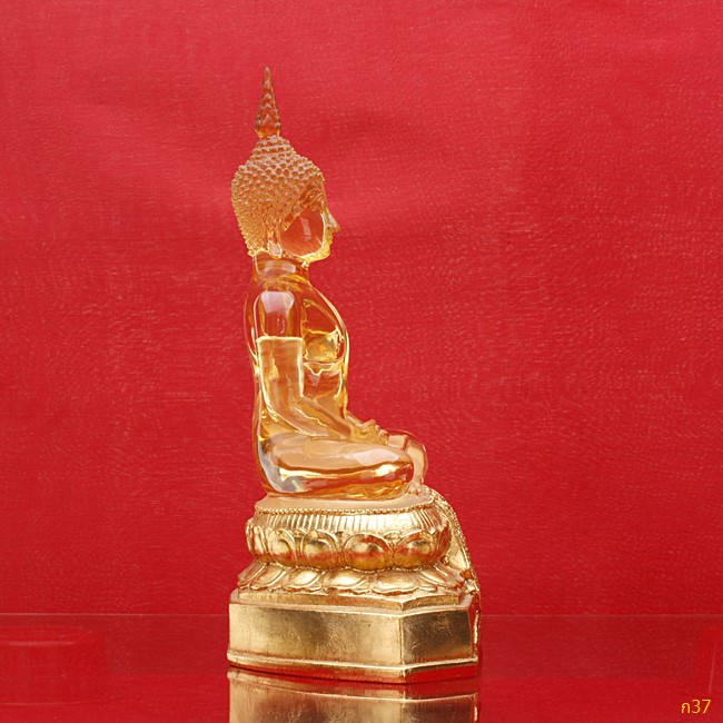 พระบูชาแก้วใส หลวงพ่อฤาษีลิงดำ วัดท่าซุง หน้าตัก 9 นิ้ว