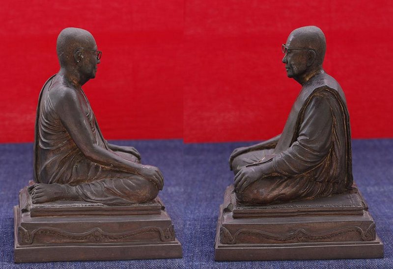 พระบูชาหลวงพ่อฤาษีลิงดำ วัดท่าซุง รุ่นสร้างพระเจ้าพรหมมหาราช