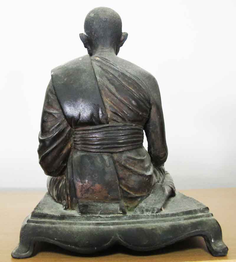 พระบูชา หลวงพ่อคลี่ วัดครุนอก อ.พระประแดง จ.สมุทรปราการ ขนาด 5 นิ้ว