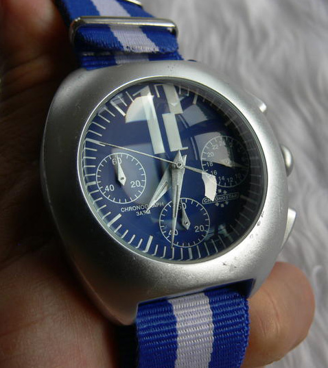 นาฬิกา Chronostar แบรนด์ดังสุดหรูโดย SECTOR ของแท้ ระบบโครโนกราฟ เรือนอลูมิเนียม