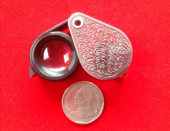 150 บาท @@@ กล้อง ขยาย 10X เลนส์แก้ว สแตนเลสแกะลาย ขนาด กำลังพอเหมาะ @@@    