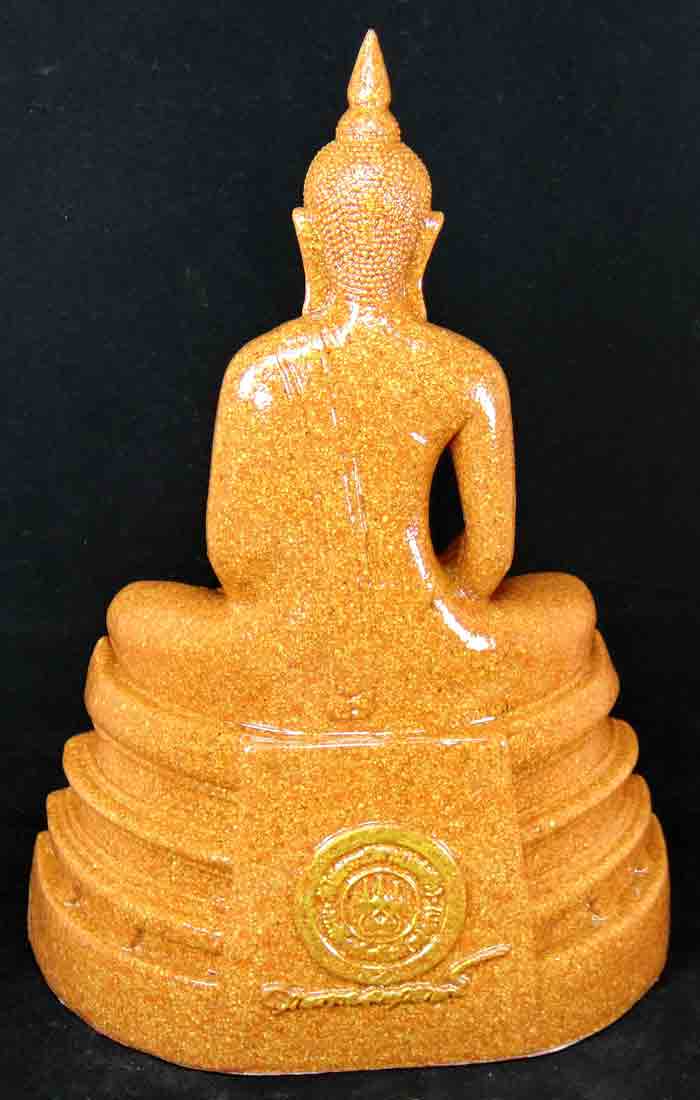 พระพุทธโสธร เนื้อเรซิ่นกระเบื้องหลังคาโบส์ถ พุทธลักษณะสวยงามมาก ขนาดหน้าตัก 5 นิ้ว ความสูง 9.5 นิ้ว
