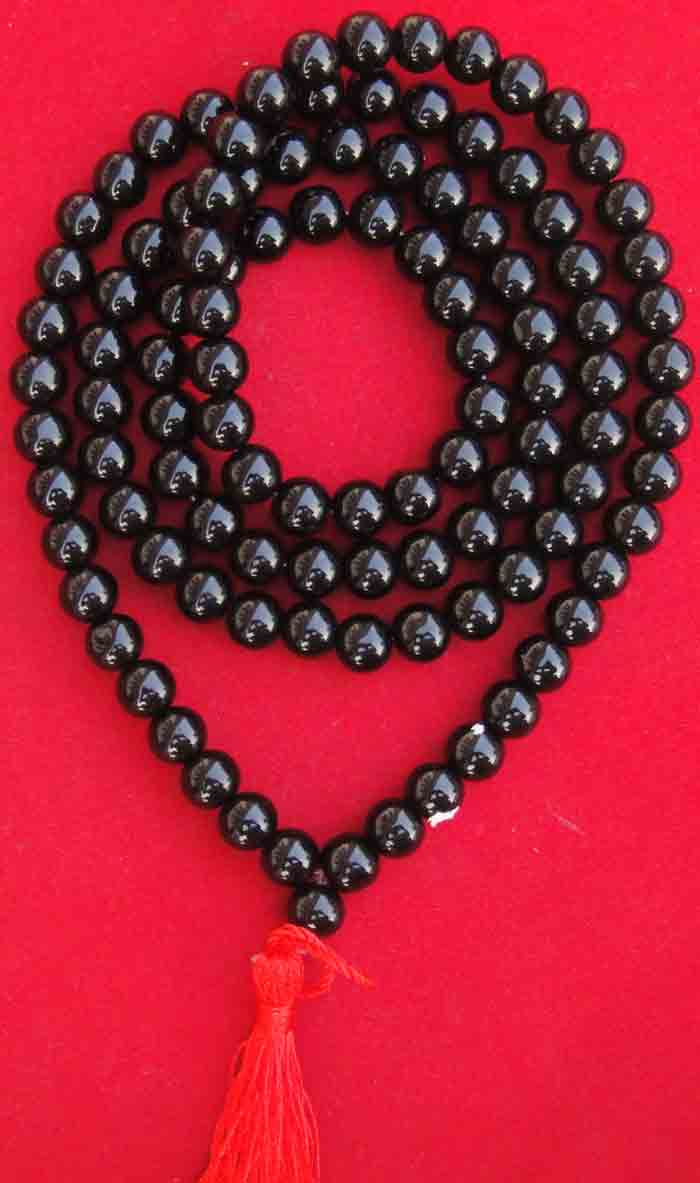 (((วัดใจเคาะเดียวแดง)))สร้อยประคำนิลจากพม่า ความยาว 48 นิ้ว เส้นผ่าศูนย์กลาง 13 ม.ม.คุ้มครองป้องกัน