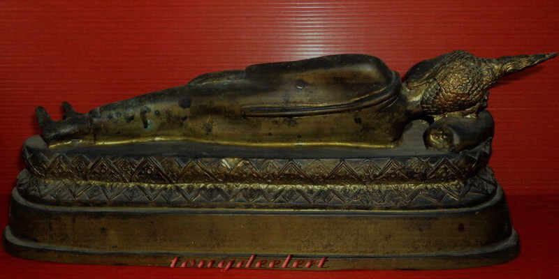 พระบูชาปางไสยาสน์(พระประจำวันอังคาร) วัดพระลอย จ.สุพรรณบุรี