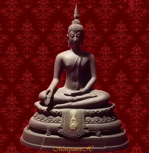 พระบูชา ภปร ขนาดหน้าตัก ๕ นิ้ว พ.ศ.๒๕๐๘ 