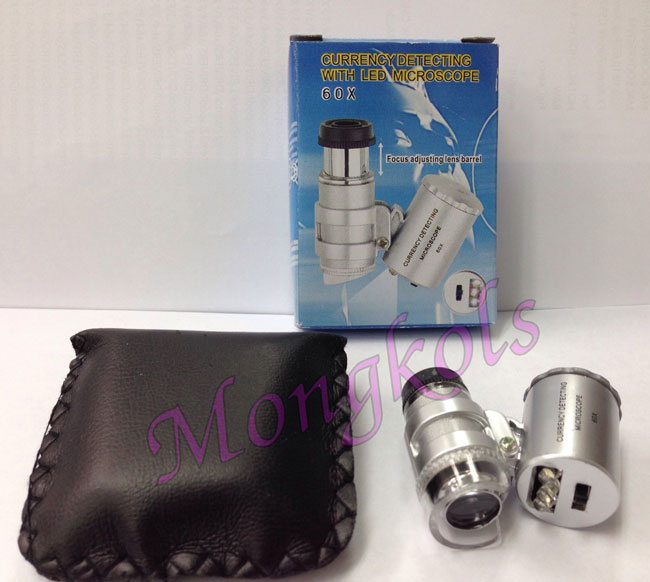 >>> กล้องจุลทรรศน์จิ๋ว กำลังขยายถึง 60 เท่า  # เคาะเดียว