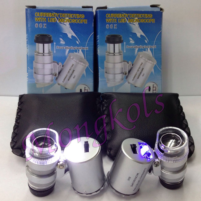 >>> กล้องจุลทรรศน์จิ๋ว กำลังขยายถึง 60 เท่า  # เคาะเดียว