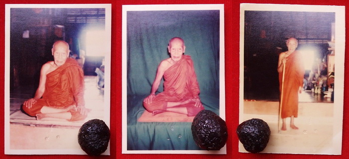 ( 3 ชุด )..ลูกอมชานหมาก+รูปภาพ(ตอกโค๊ด)พ่อท่านมุ่ย วัดป่าระกำเหนือ เมืองนครศรีธรรมราช ราคาเบาๆ