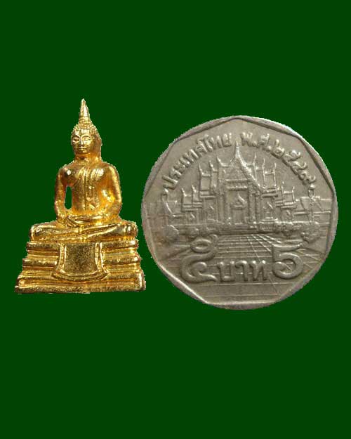 ปี 2530 พระกริ่งชุบทอง หลวงพ่อโสธร พิมพ์ใหญ่ ก้น อุ วงเดือนกล่องเดิม
