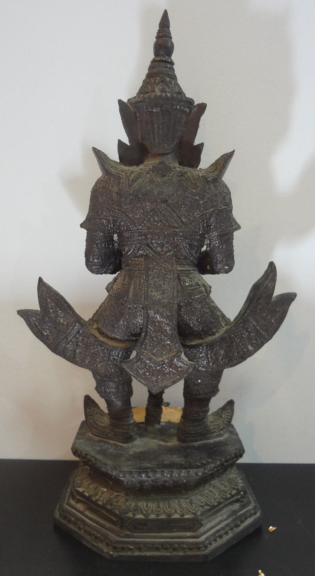  ท้าวเวสสุวรรณ รุ่น200ปี วัดสุทธาราม เกศถอดได้ สูง 14 นิ้ว