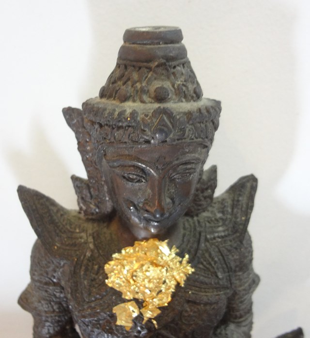  ท้าวเวสสุวรรณ รุ่น200ปี วัดสุทธาราม เกศถอดได้ สูง 14 นิ้ว