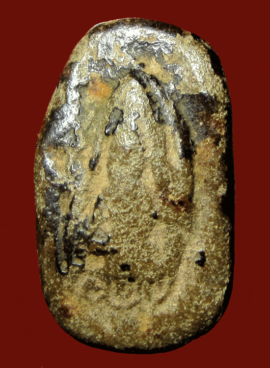 พระกรุวัดจุฬามณี พิมพ์ซุ้มชินราช หลังนาง 