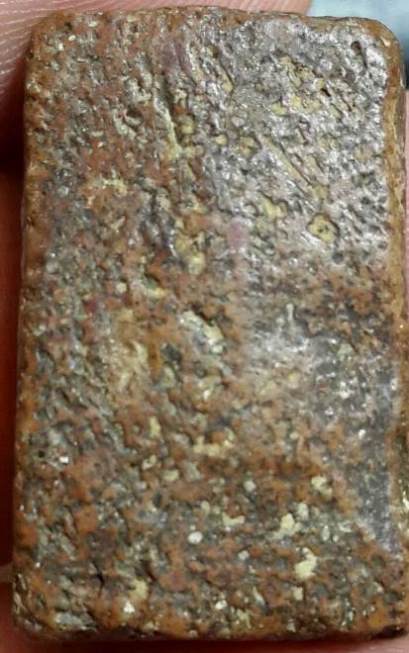 พระพิมพ์ทรงสิงห์หลวงพ่อผาด เนื้อดิน วัดดงตาล จ.ลพบุรี เนื้อมะขามเปียก ดูง่าย