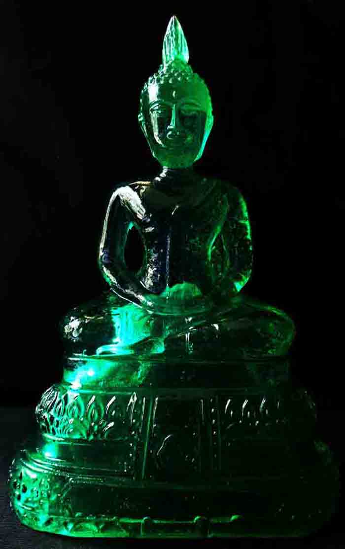 พระแก้วมรกตพิมพ์โบราณ ๒๕ พุทธศตวรรษ งานพุทธศิลป์ประณีตสวยงาม - ฉลองครบรอบ 200 ปี - เนื้อเรซิ่นผสมพิเ