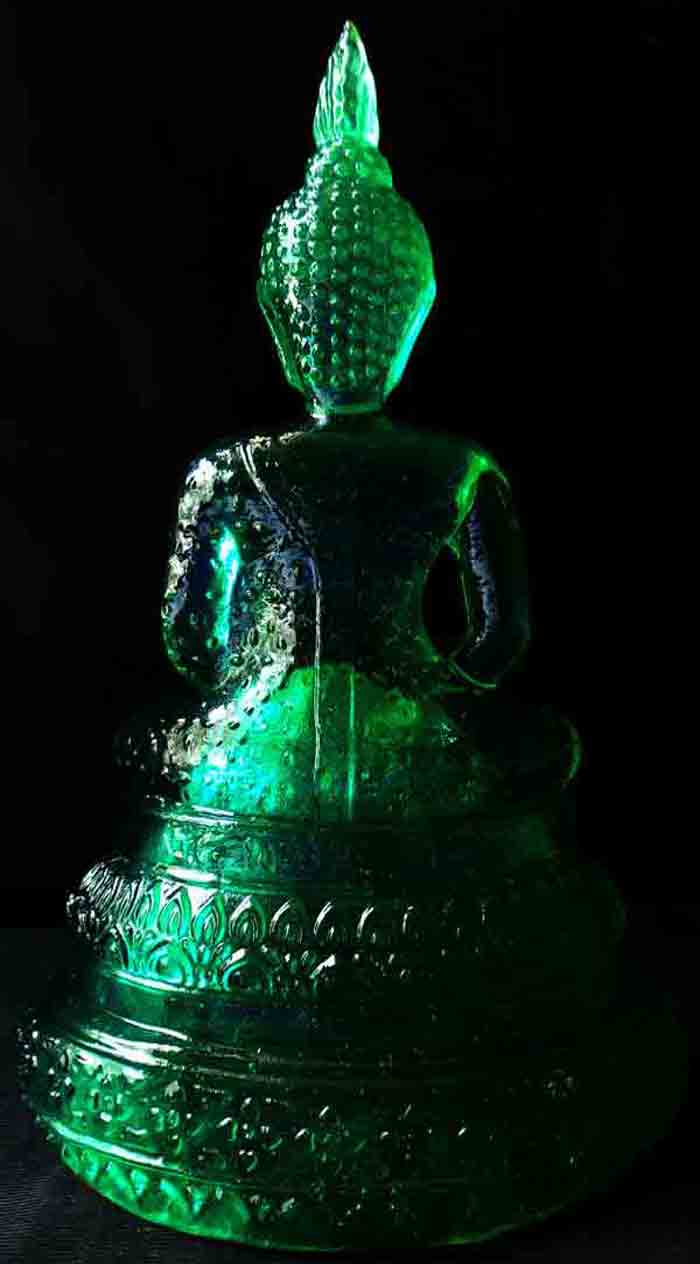 พระแก้วมรกตพิมพ์โบราณ ๒๕ พุทธศตวรรษ งานพุทธศิลป์ประณีตสวยงาม - ฉลองครบรอบ 200 ปี - เนื้อเรซิ่นผสมพิเ