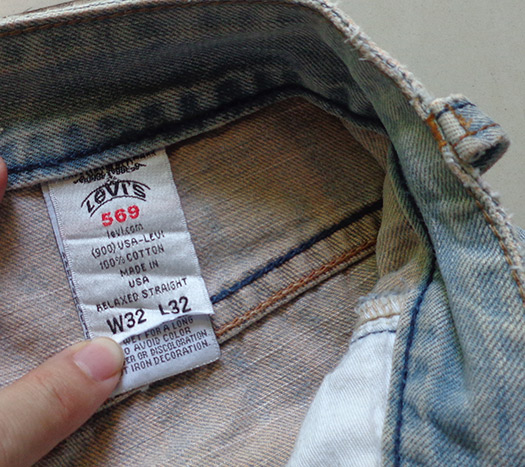 ยีนส์ Levi's ของแท้ ป้ายเหล็ก หายากครับ made in USA
