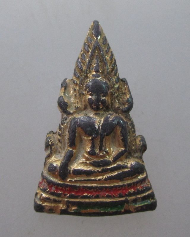 "เคาะเดียว"พระพุทธชินราช เนื้อตะกั่ว (สูง 2 ซ ม )