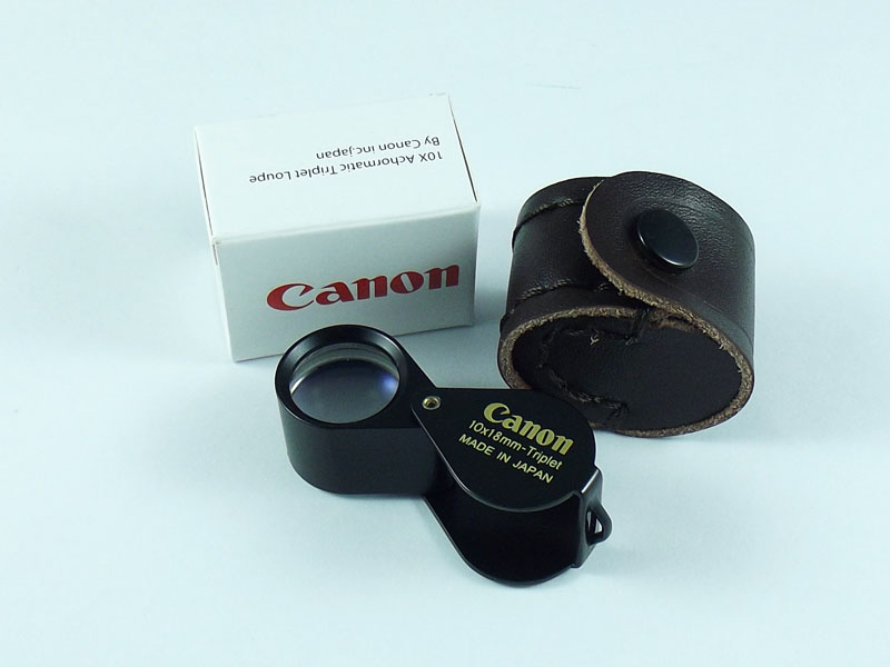 เคาะเดียว**รุ่นใหม่ล่า่สุด..Canon achromatic tripletlens 10x18mm ..เลนส์แก้วใส3ชั้นเคลือบโค๊ดม่วงงาม