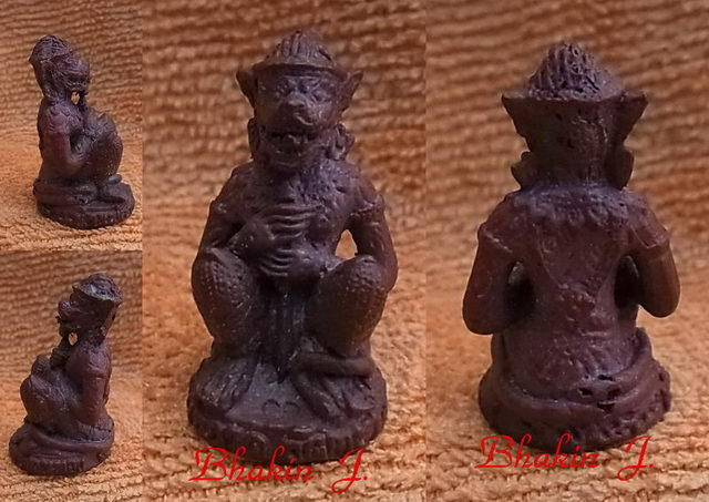 หนุมานมหาปราบมหากัน เนื้อชนวนแผ่นยันต์โลหะศักดิ์สิทธิ์ตะปูสังฆวานร รุ่นแรก ท่านพ่ออาด วัดตะพุนทอง 
