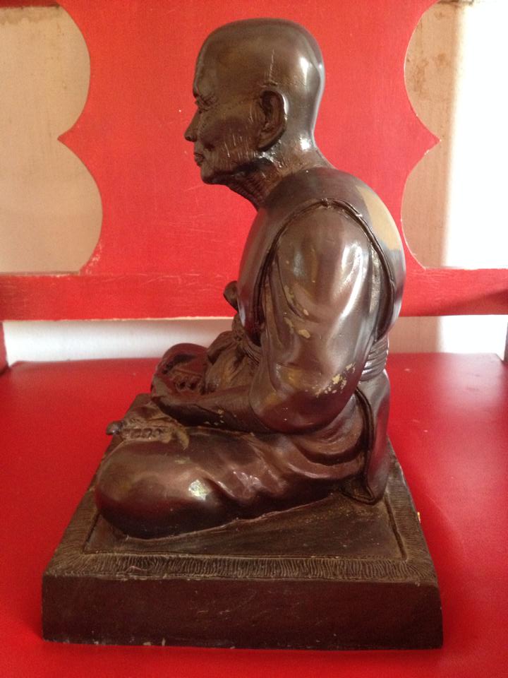 พระบูชาหลวงปู่ทวดหน้าตัก9นิ้ว ปี2537 ใต้ฐานบรรจุหลวงปู่ทวดอ.นองปี37จัมโบ้.