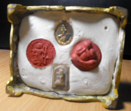 หลวงพ่อเกลี้ยง วัดเนิน จ.ชลบุรี 3นิ้วx6นิ้ว