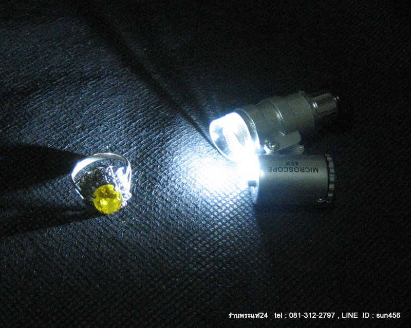 กล้องส่องเพชร,จิวเวอร์รี่ กล้องส่องพระกำลังขยาย 45 เท่า พร้อมไฟ LED