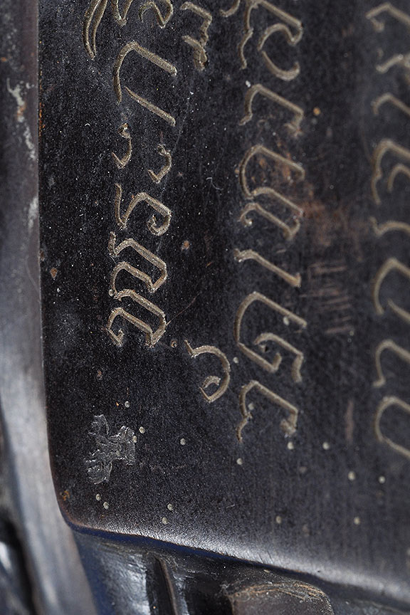 พระบูชากฐินต้น ภปร. หน้าตัก5 นิ้ว วัดเทวสังฆาราม(วัดเหนือ)จ.กาญจนบุรี ปี 2506