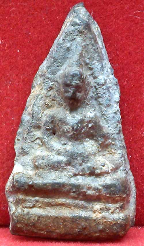 *พระร่วงนั่งข้างเม็ด ชินเงิน กรุเขาพนมเพลิง สุโขทัย*