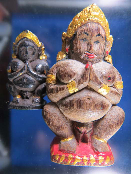 แม่นางพิม ไม้แกะลอยองค์ หลวงปู่อั๊บ วัดท้องไทร จ.นครปฐม