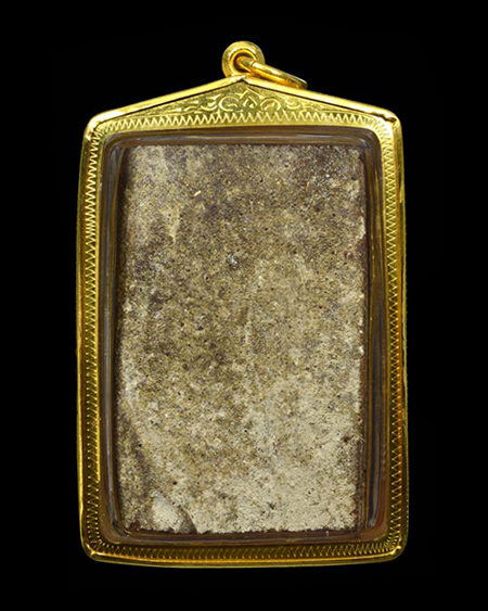 พระกรุนาดูนตัด9 จ.มหาสารคาม เนื้อมะขามเปียก พิมพ์ตุ๊กตา+เลี่ยมทองหนาหนาครับ3