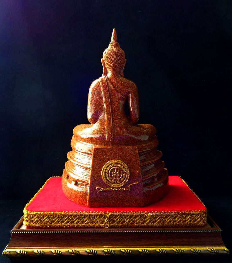 พระบูชาพระโสธร หน้าตัก5นิ้ว เนื้อกระเบื้องหลังคาโบส พิมพ์คมชัดมาก