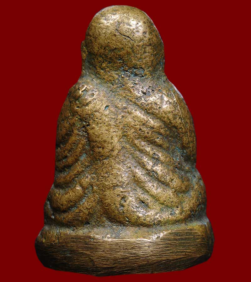 หลวงพ่อเงิน พิมพ์ขี้ตา วัดบางคลาน ออกวัดทุ่งน้อย ยุคต้น  หลวงพ่อนงค์ จังหวัดพิจิตร 