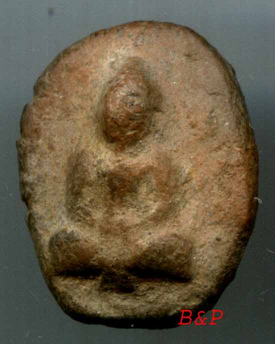 *พระเชตุพนลูกแป้ง ดินเผา กรุเก่าเตาทุเรียง สุโขทัย*