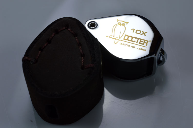 เคาะเดียวกล้อง DOCTER WETZLAR-JENA (D10)-10X18MM เลนส์แก้วใสส่องสบายมากๆงานสวยน่าใช้งานพร้อมซองหนัง