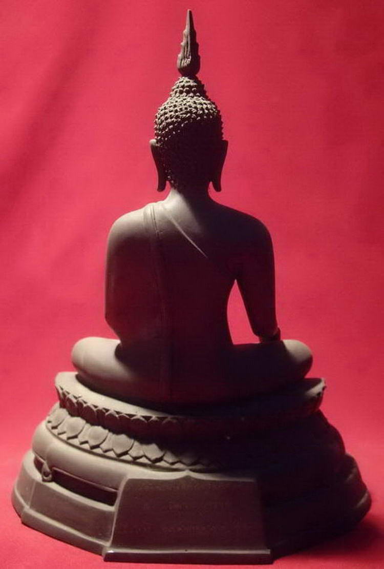 พระบูชา ภปร ขนาดหน้าตัก ๕ นิ้ว ปี ๒๕๐๘ วัดบวรนิเวศฯ