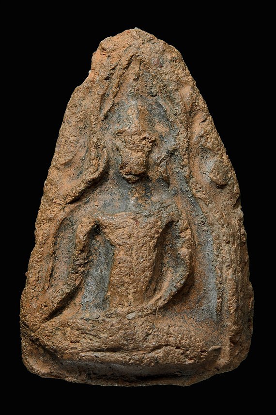 พระขุนแผนบ้านกร่าง พิมพ์เทวดาตัดเดี่ยว