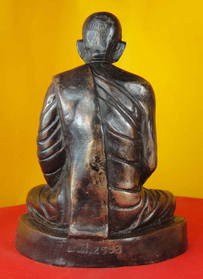 พิเศษ ๑๒๑๐ บาท หลวง พ่อพรหม ถาวโร วัดช่องแค พระบูช า ขนาดหน้าตัก 5 นิ้ว ฐานกลมรูป ไข่ เนื้อทองเหลือง