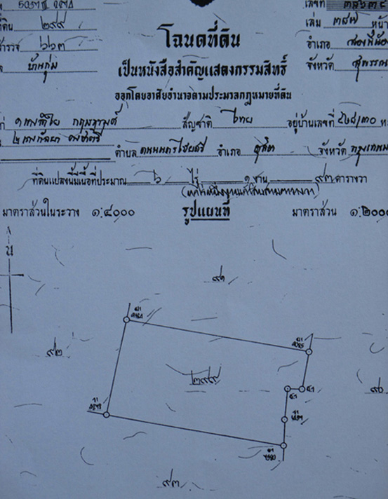 ขายที่ดินโฉนด 6ไร่ จ.สุพรรณบุรี