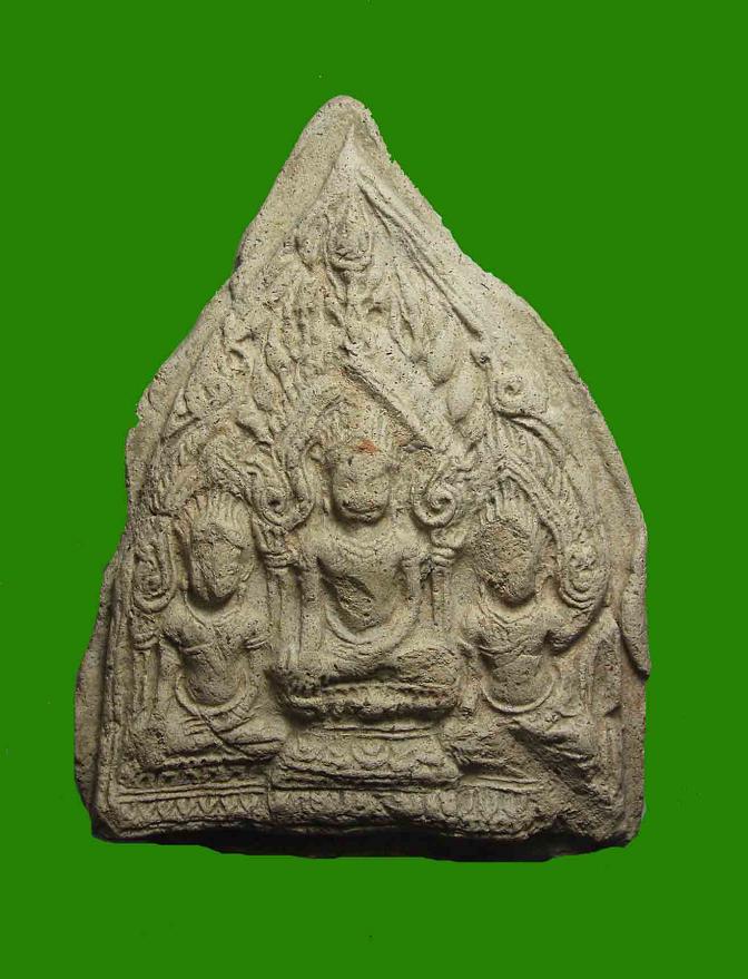 พระตรีกาย เนื้อดินศิลปะลพบุรี