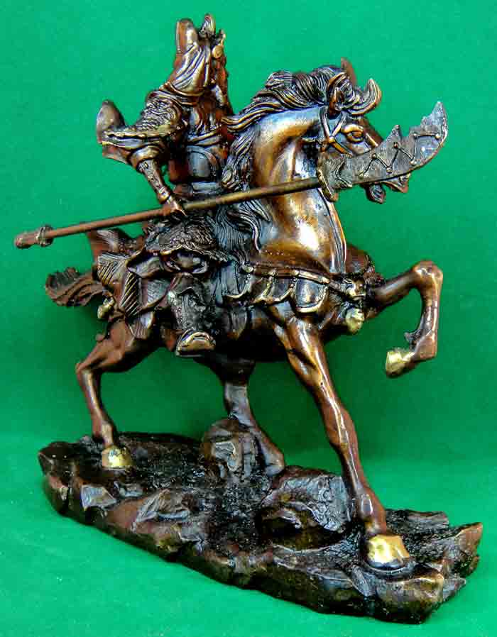 ***(((เทพเจ้ากวนอู ปางขี่ม้าศึก รุ่นชนะศึก)))เทพเจ้าแห่งความซื่อสัตย์ เสริมความร่ำรวยและป้องกันบริวา