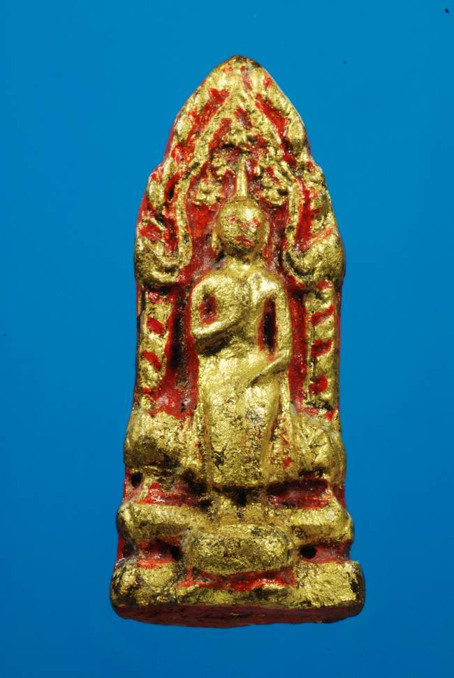 พระปางปาลิไลยก์(พระประจำวันพุธกลางคืน) กรุวัดเชียงงา เนื้อดิน ลพบุรี