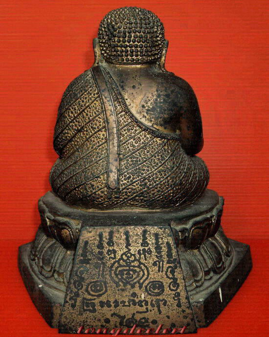 พระสังกัจจายน์บูชา หลวงพ่อไสว วัดปรีดาราม จ.นครปฐม มีรอยจาร อุดผงพุทธคุณและจีวร