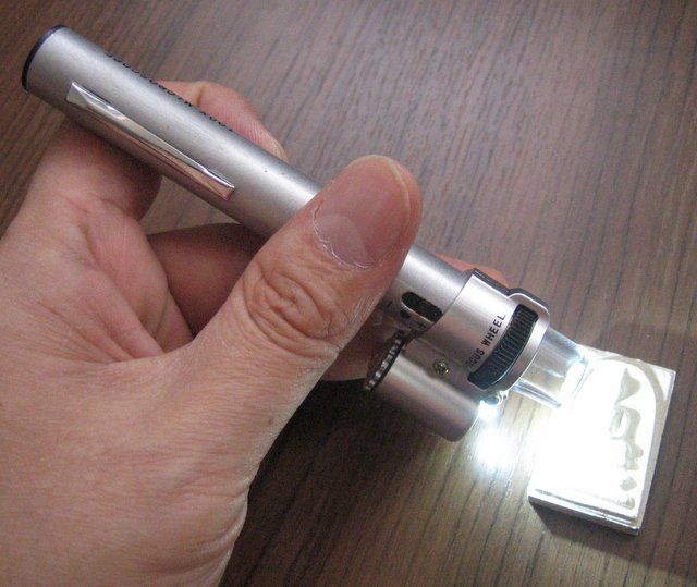 กล้องส่องพระ เพชร จิวเวอร์รี่ กล้องส่องพระกำลังขยาย 100 เท่า พร้อมไฟ LED