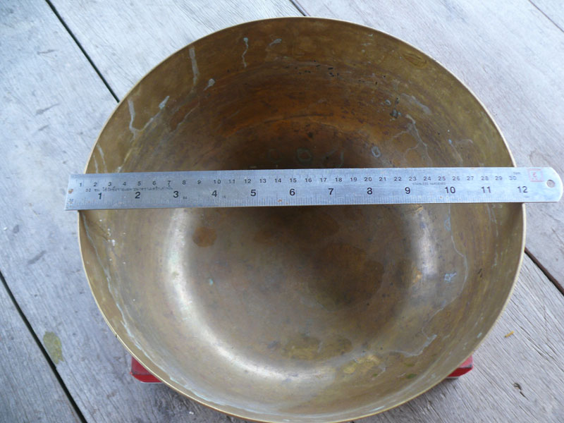 ขันลงหิน ขนาด 11.5 นิ้ว