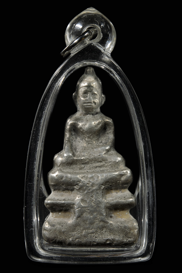 หลวงพ่อโบ้ยวัดมะนาว พิมพ์พระประธาน  เนื้อเงิน