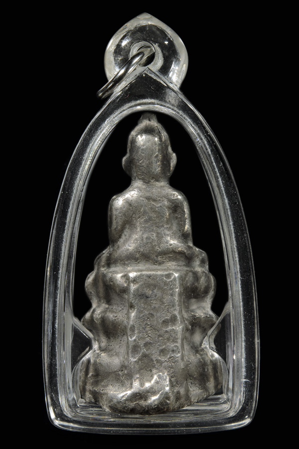 หลวงพ่อโบ้ยวัดมะนาว พิมพ์พระประธาน  เนื้อเงิน