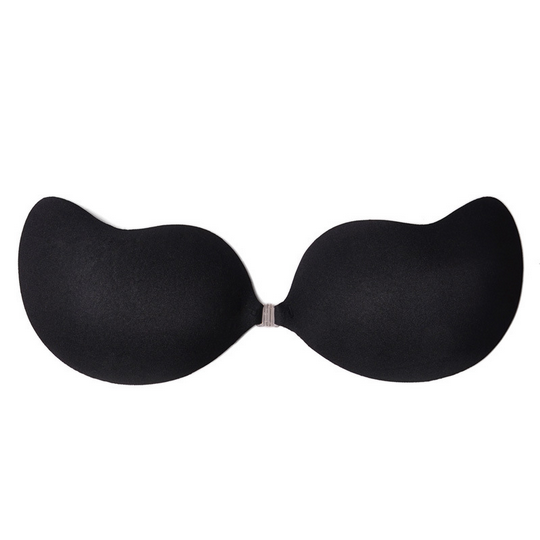 บราปีกนก ไร้สาย เสริมอิ๋ม สีดำ